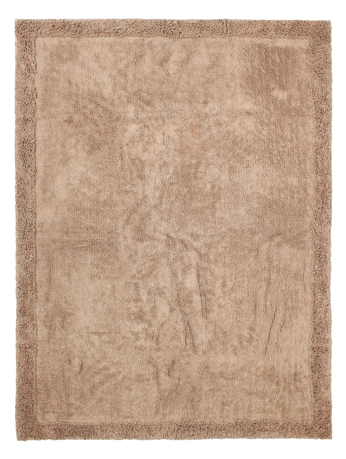 Hochflorteppiche - Ebba Natural Cotton Shaggy (braun)