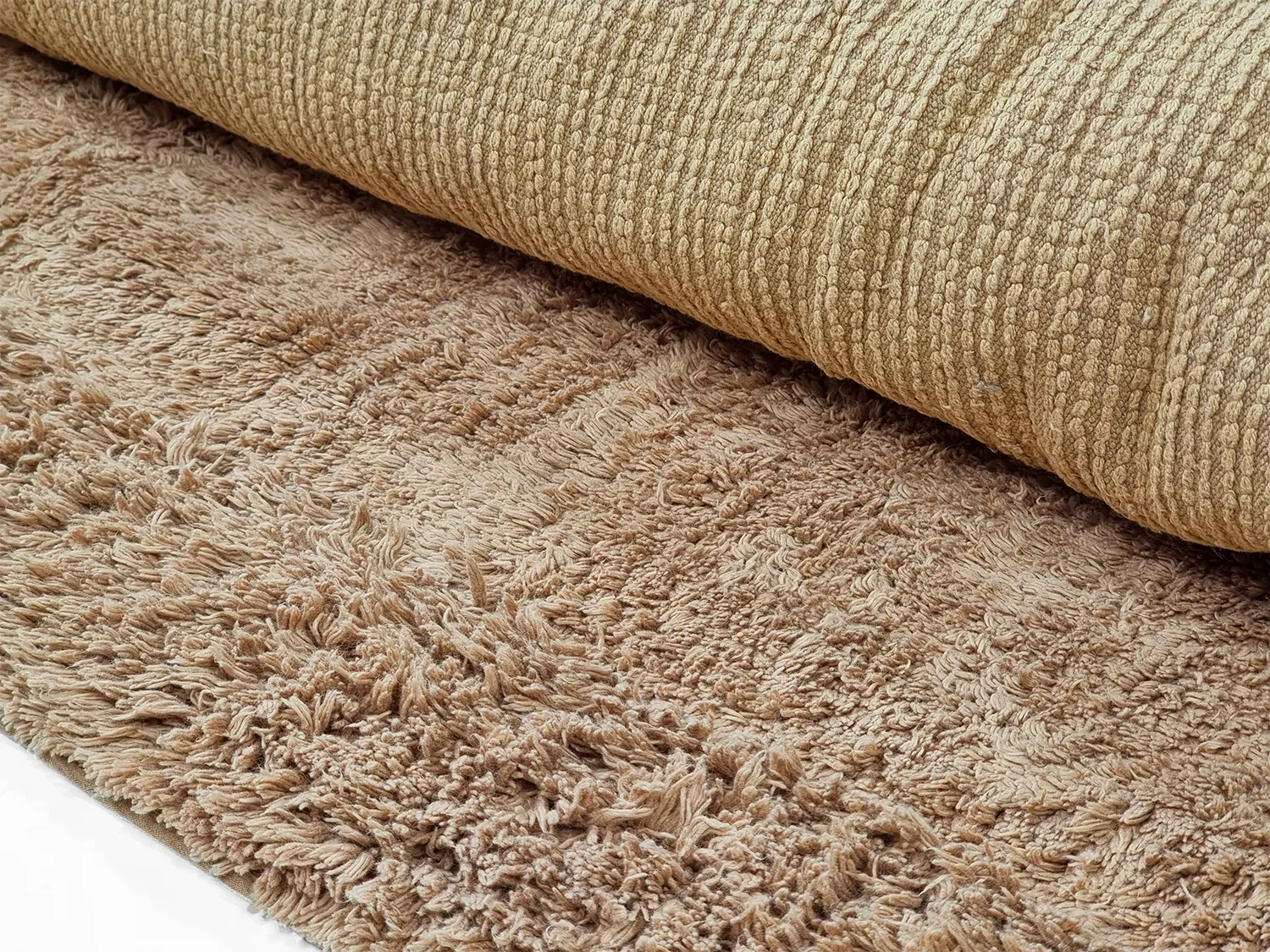 Hochflorteppiche - Ebba Natural Cotton Shaggy (braun)