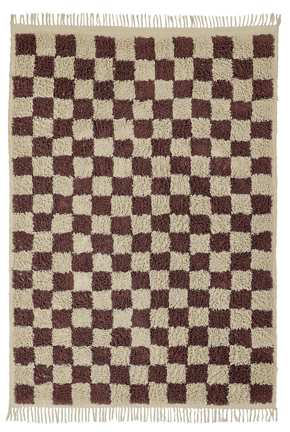 Hochflorteppiche - Elsey Natural Cotton Shaggy (beige/braun)