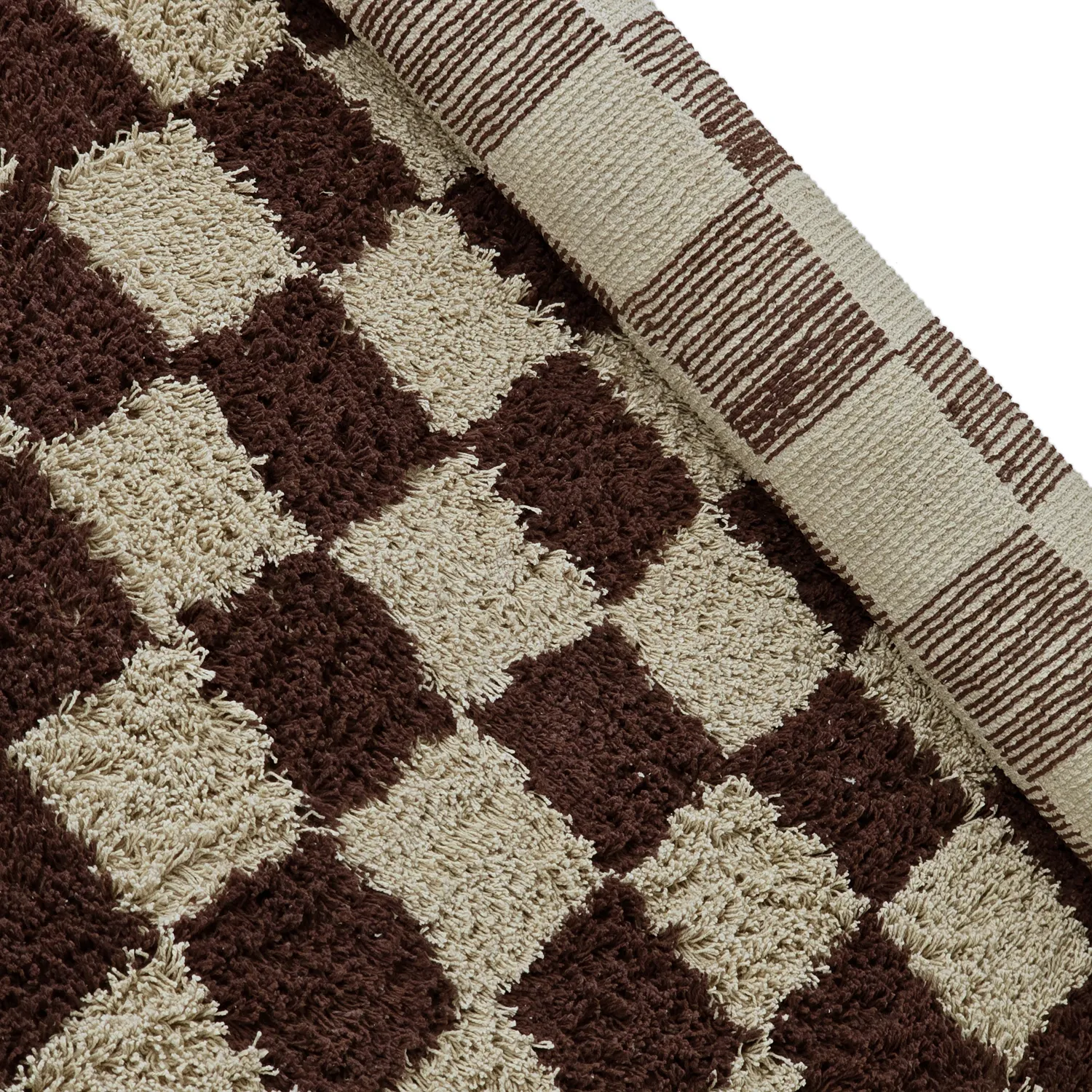 Hochflorteppiche - Elsey Natural Cotton Shaggy (beige/braun)