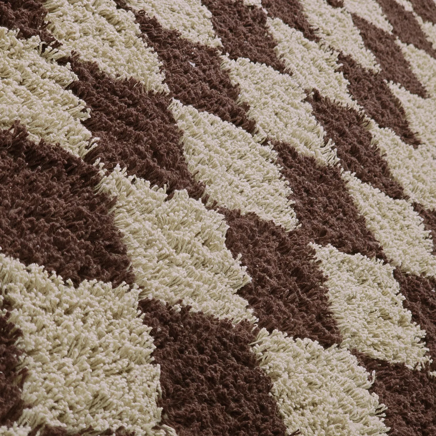 Hochflorteppiche - Elsey Natural Cotton Shaggy (beige/braun)