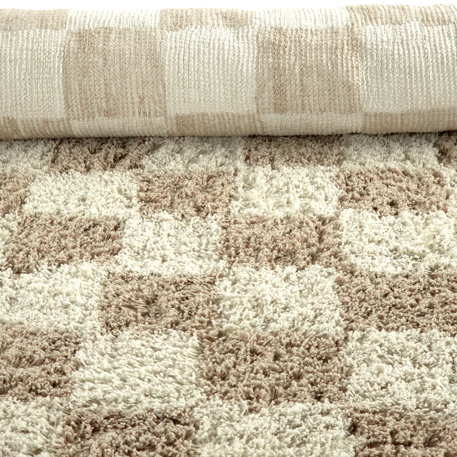 Hochflorteppiche - Elsey Natural Cotton Shaggy (creme/sand)