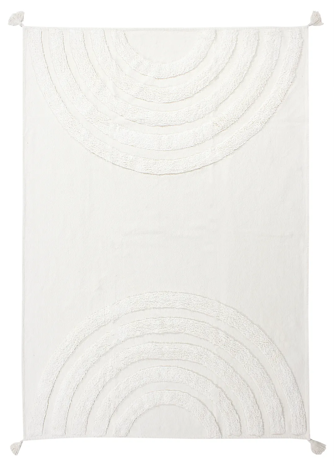 Hochflorteppiche - Everly Natural Cotton Shaggy (offwhite)
