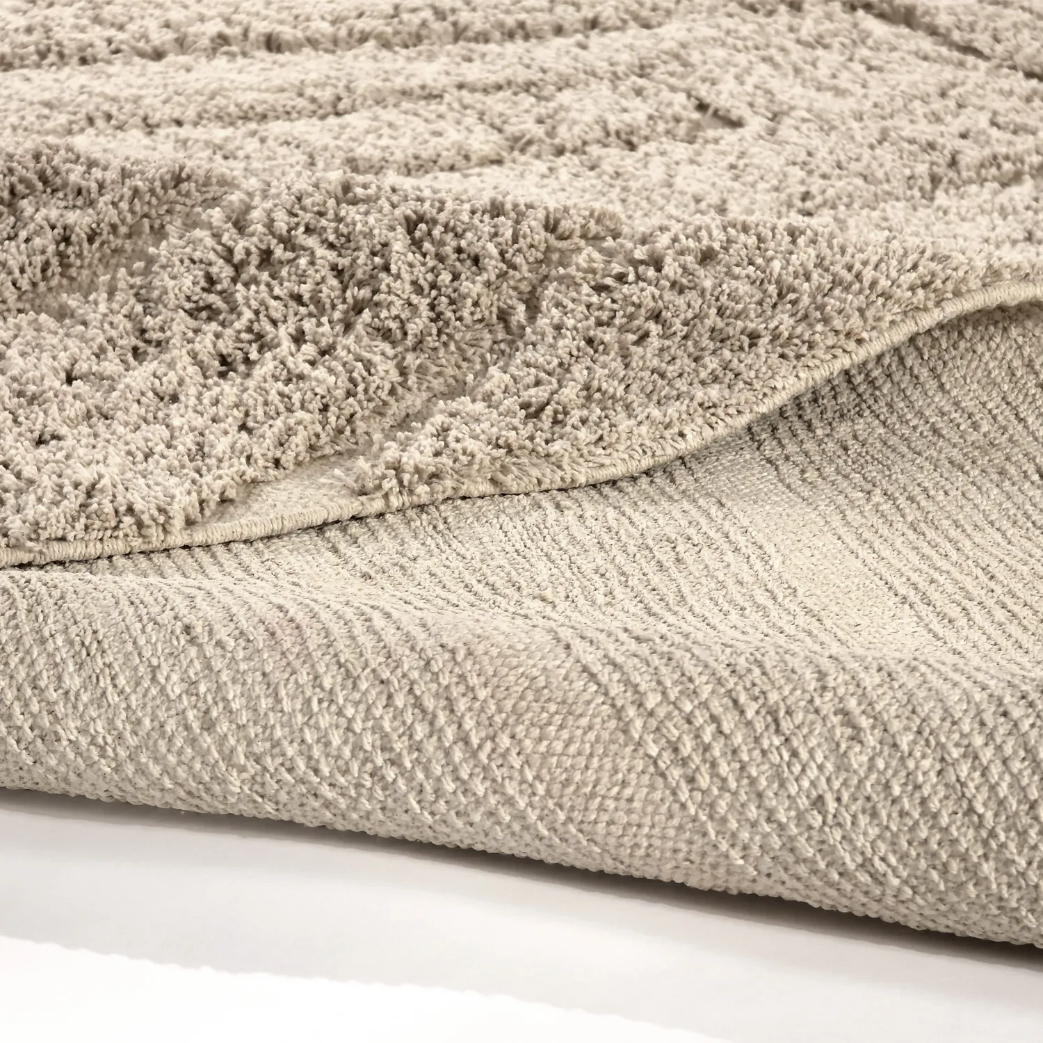 Hochflorteppiche - Farley Natural Cotton Shaggy (beige)