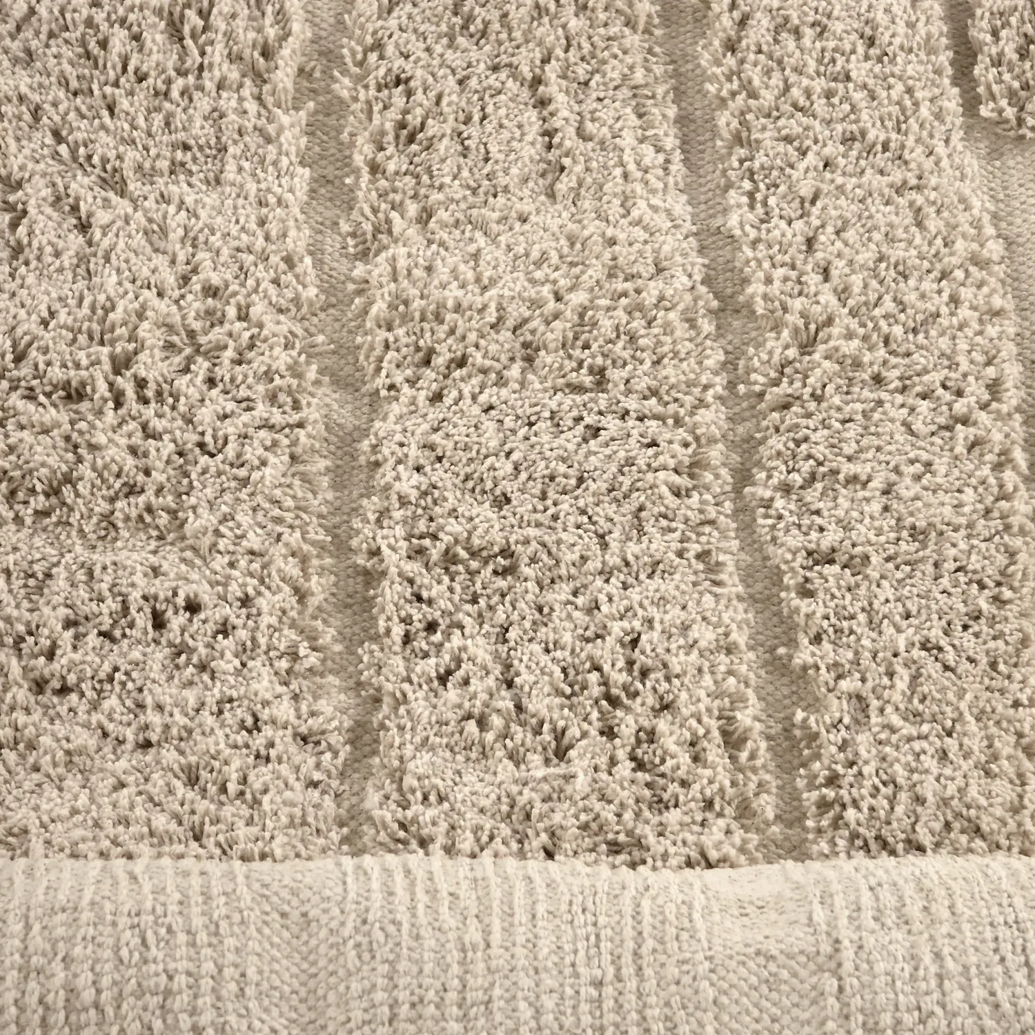 Hochflorteppiche - Farley Natural Cotton Shaggy (beige)