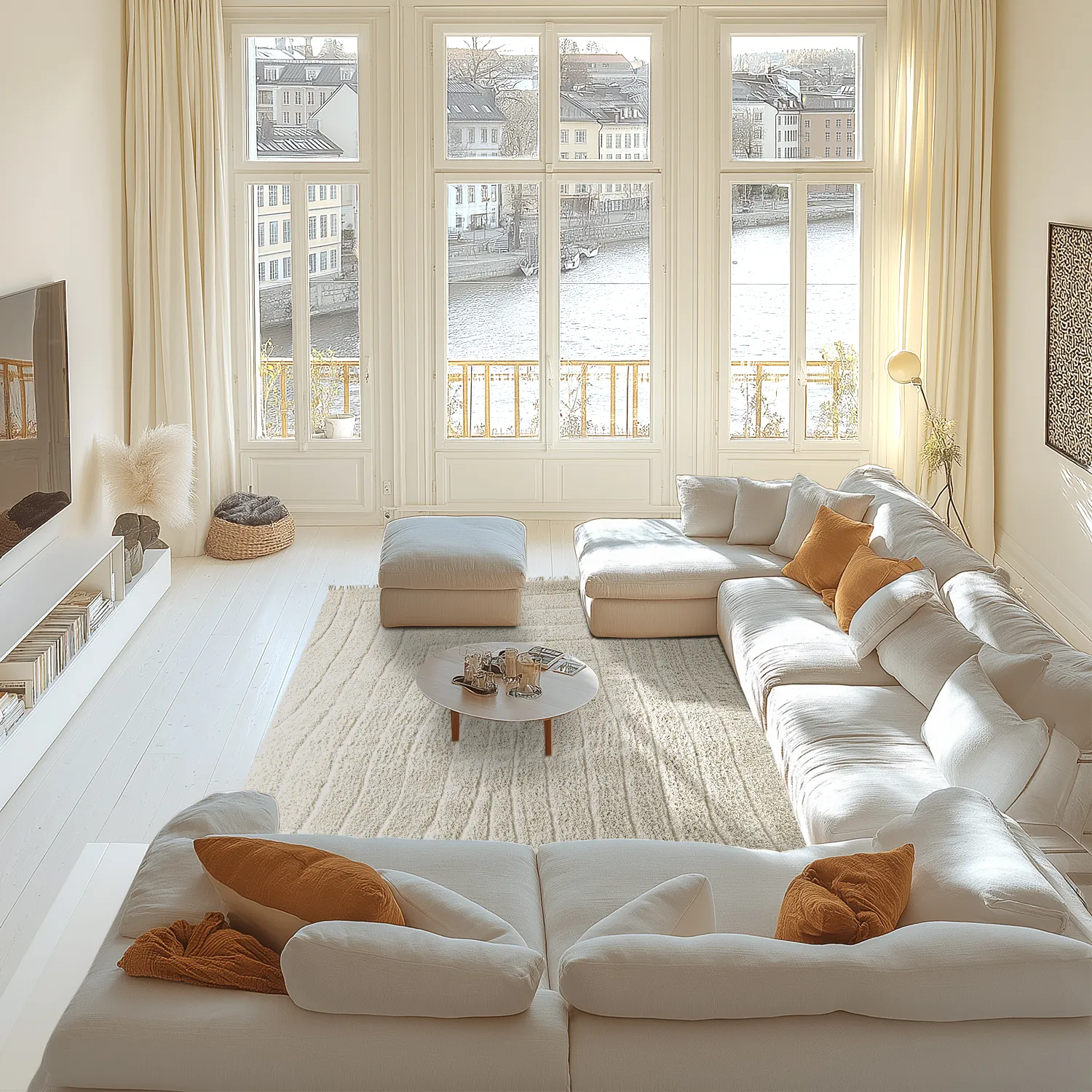 Hochflorteppiche - Farley Natural Cotton Shaggy (cremefarben)