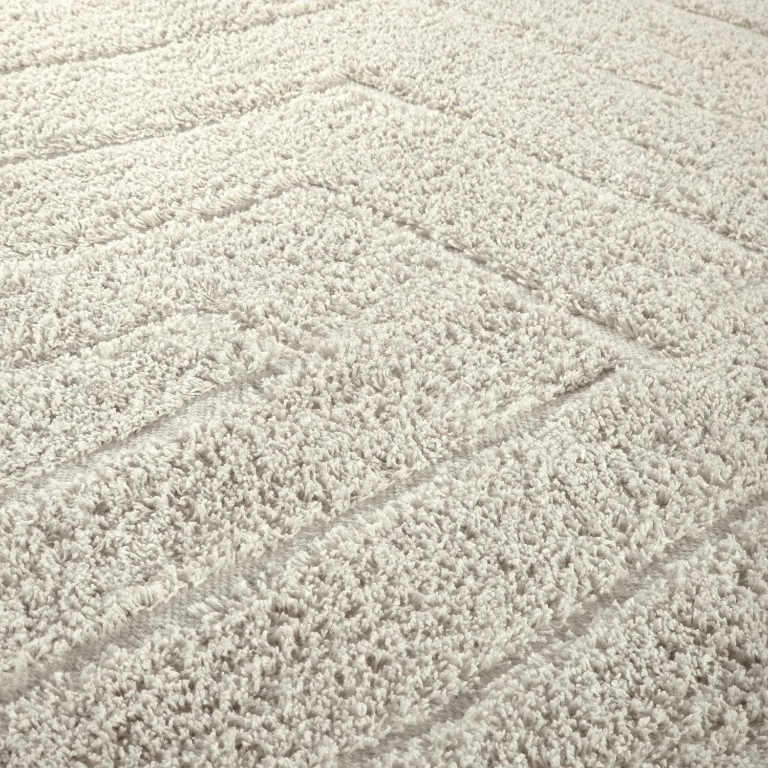 Hochflorteppiche - Farley Natural Cotton Shaggy (cremefarben)