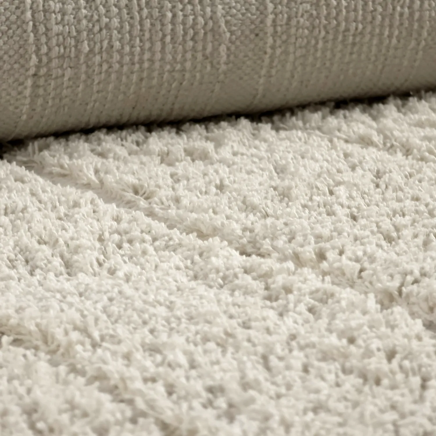 Hochflorteppiche - Farley Natural Cotton Shaggy (cremefarben)