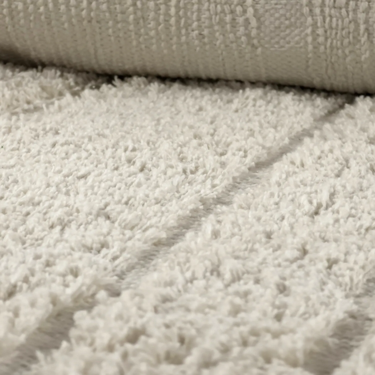Hochflorteppiche - Farley Natural Cotton Shaggy (cremefarben)