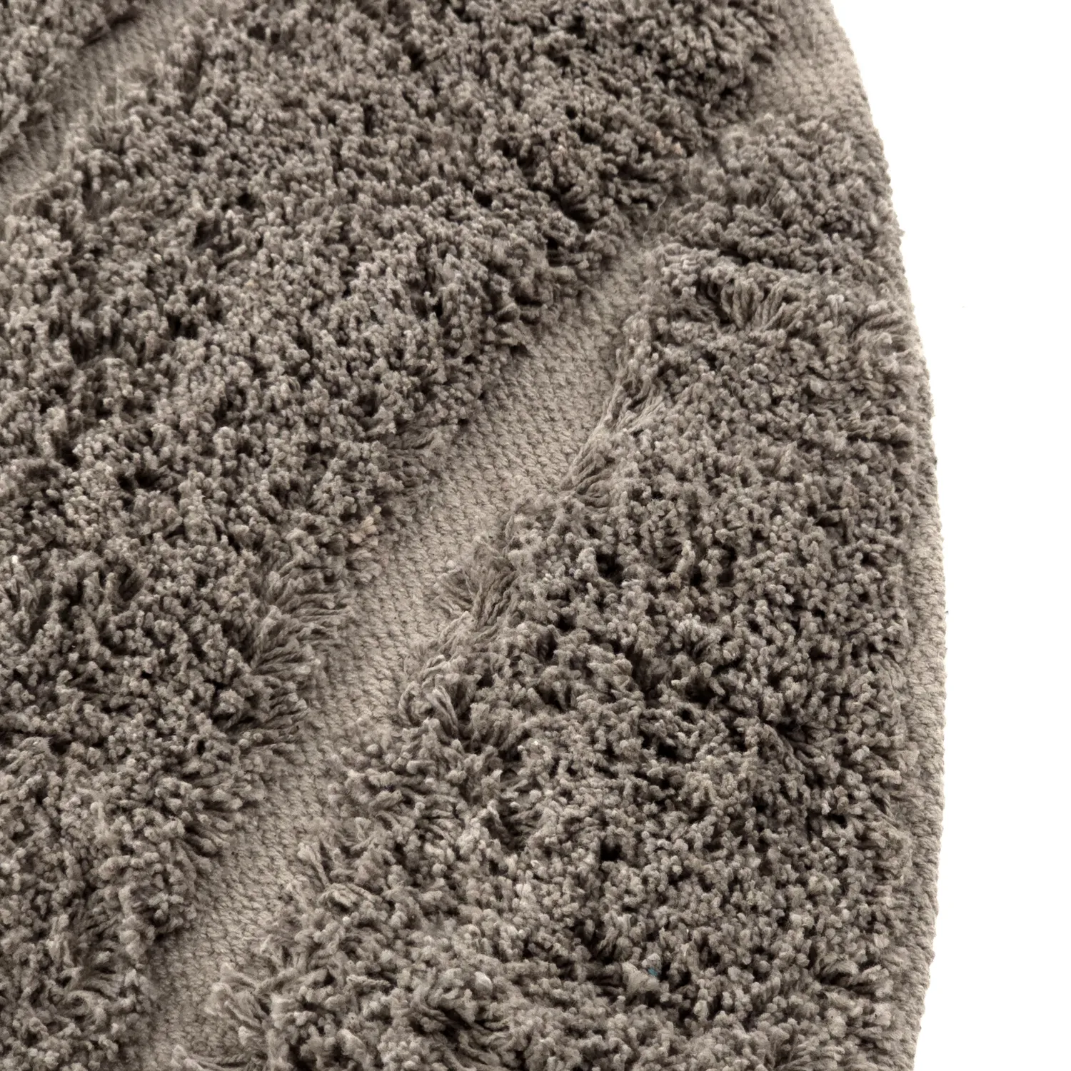 Runde Teppiche - Farley Natural Cotton Shaggy (taupe)