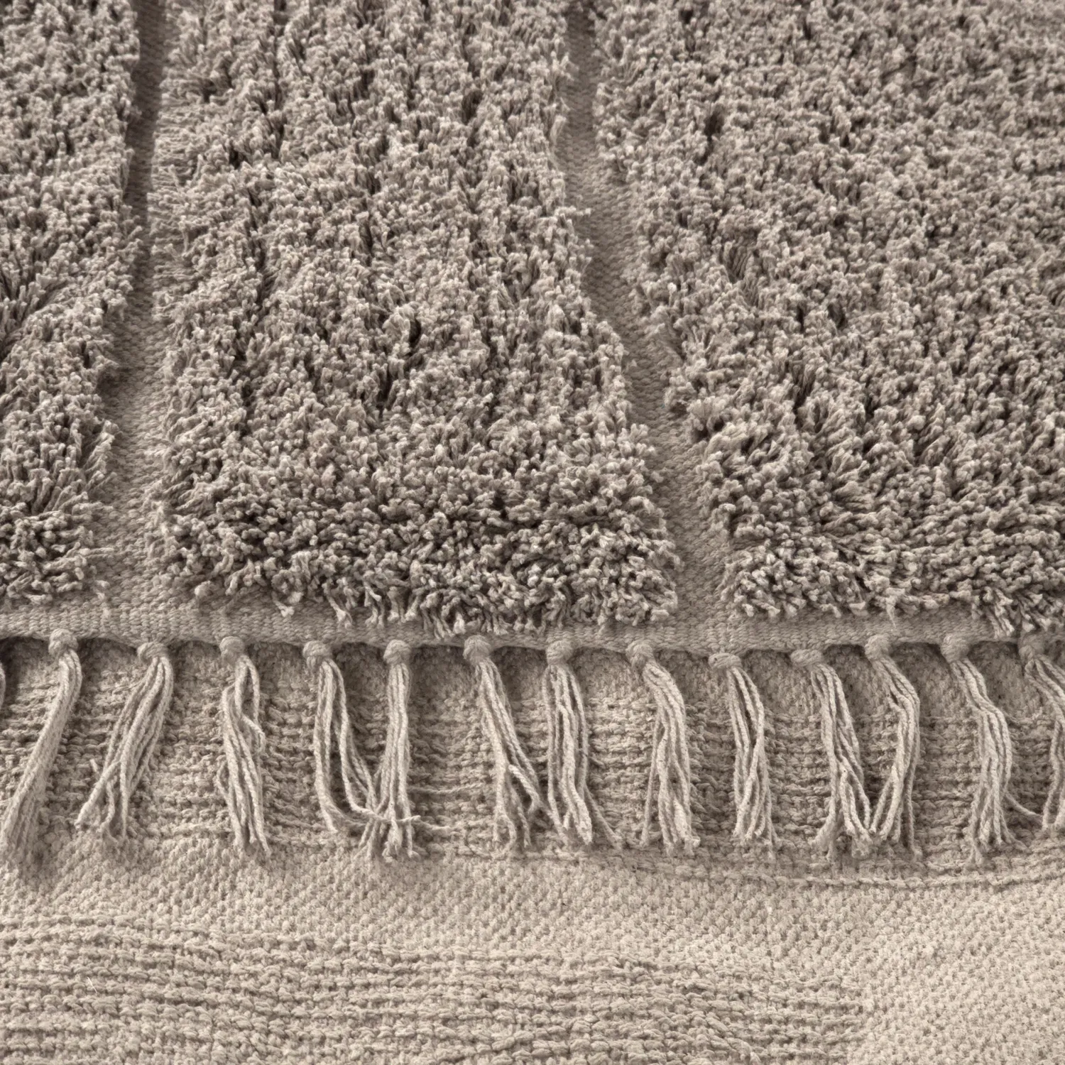 Hochflorteppiche - Farley Natural Cotton Shaggy (taupe)
