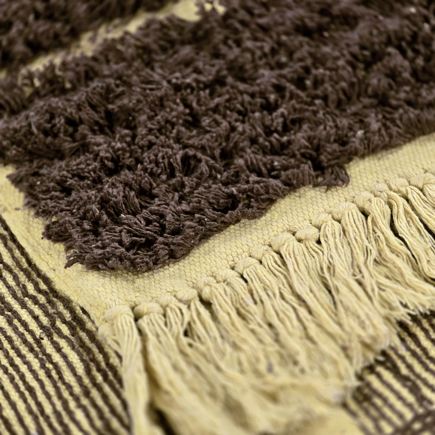 Hochflorteppiche - Ikara Natural Cotton Shaggy (braun)