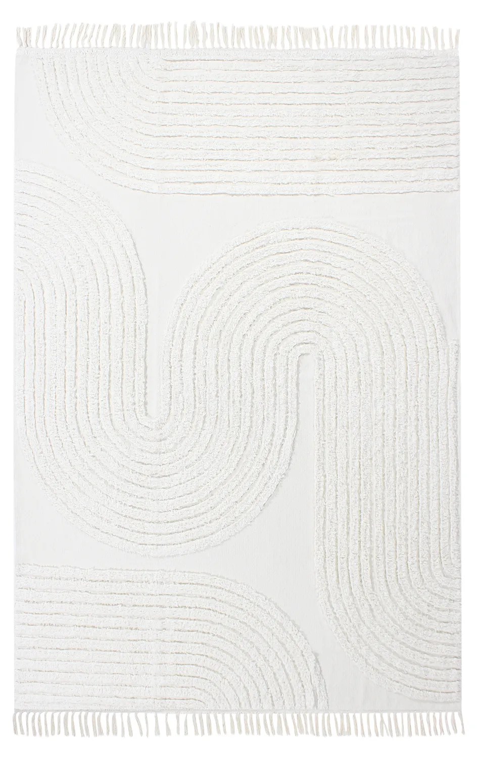 Hochflorteppiche - Jovie Natural Cotton Shaggy (offwhite)