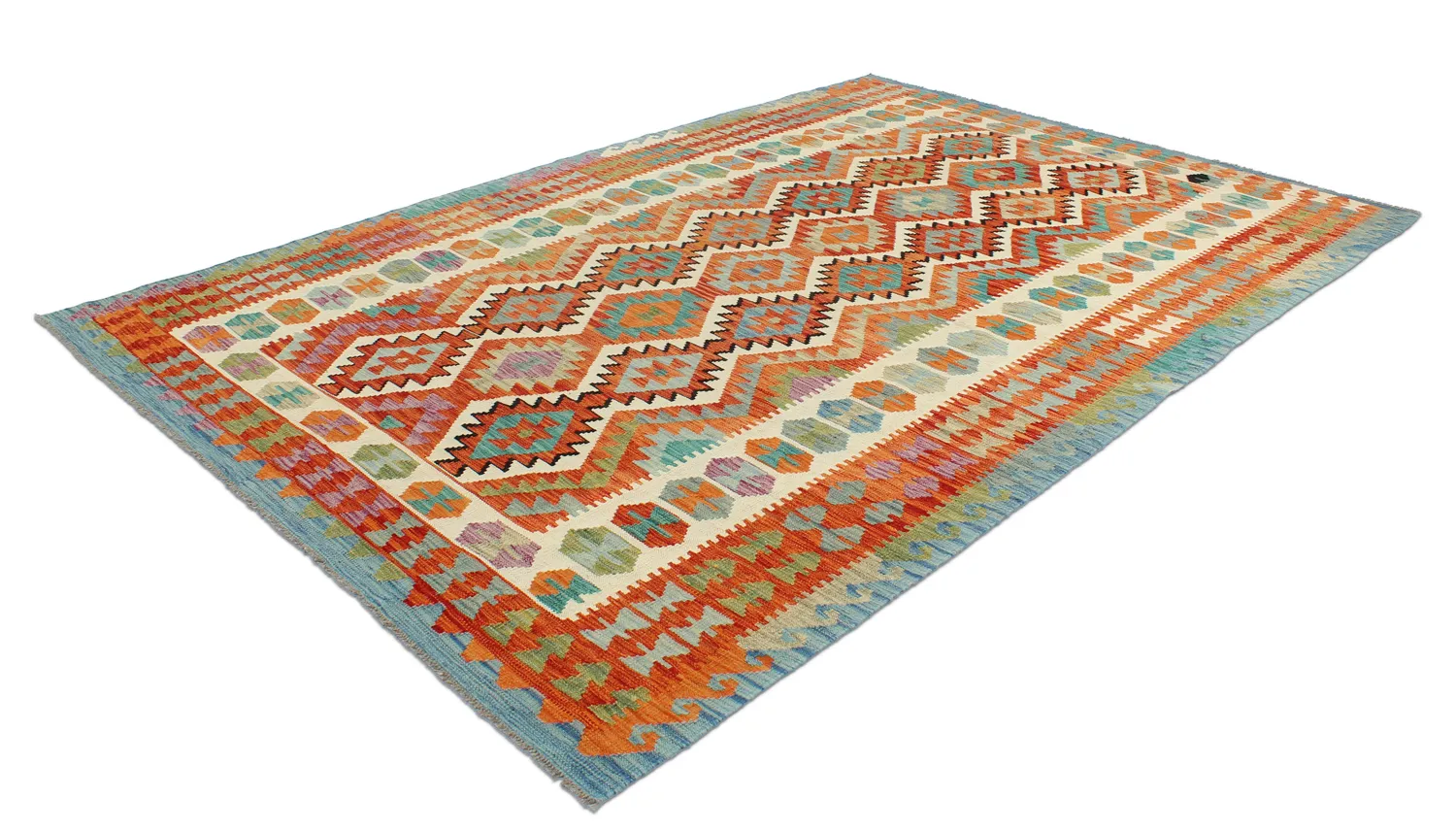 Orientalischer Kelim-Teppich 298 x 204 cm