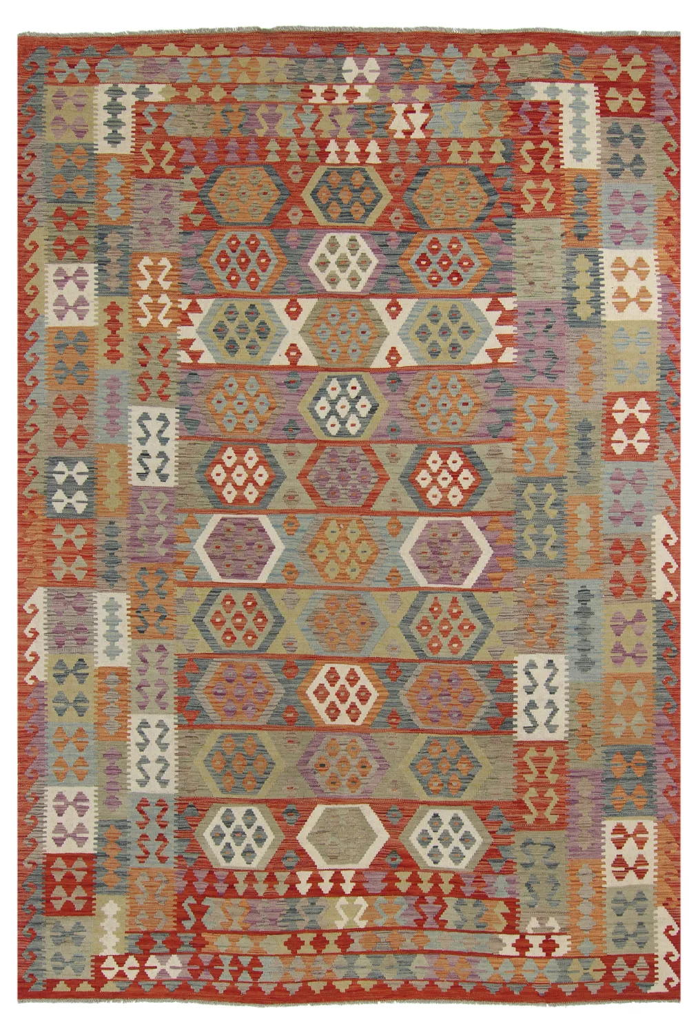 Orientalischer Kelim-Teppich 304 x 208 cm