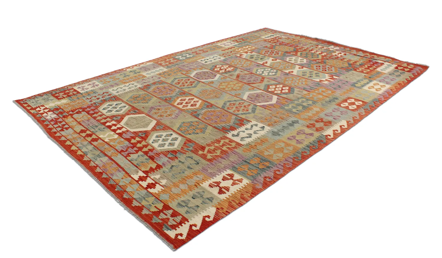 Orientalischer Kelim-Teppich 304 x 208 cm