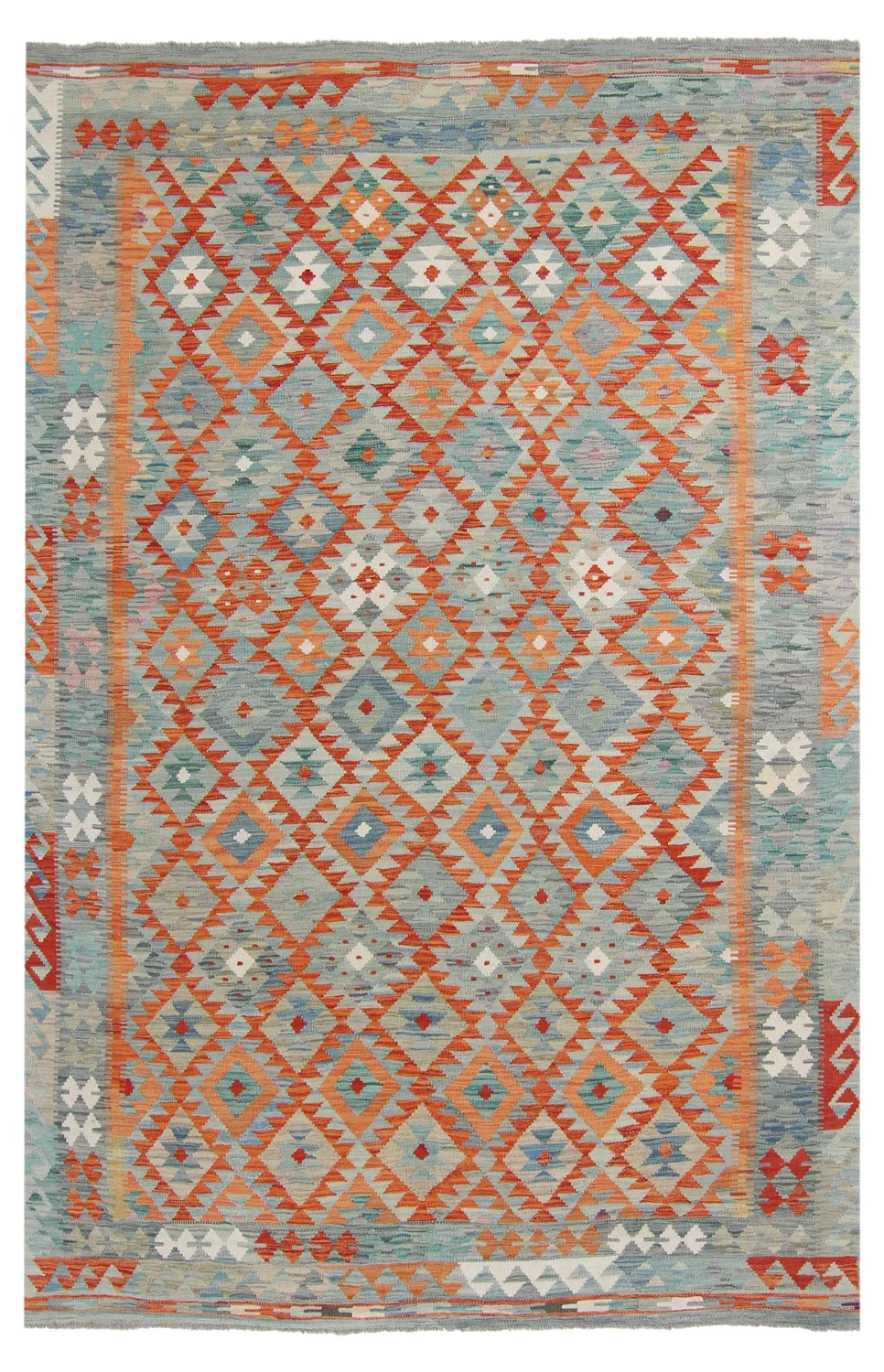 Orientalischer Kelim-Teppich 296 x 203 cm