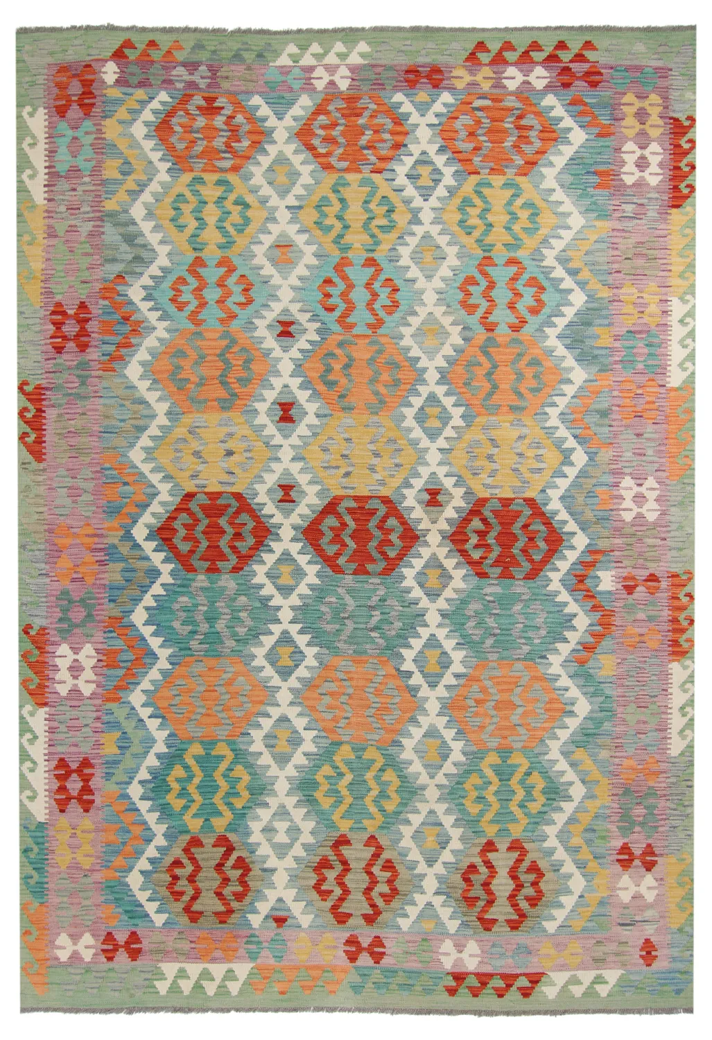 Orientalischer Kelim-Teppich 293 x 206 cm