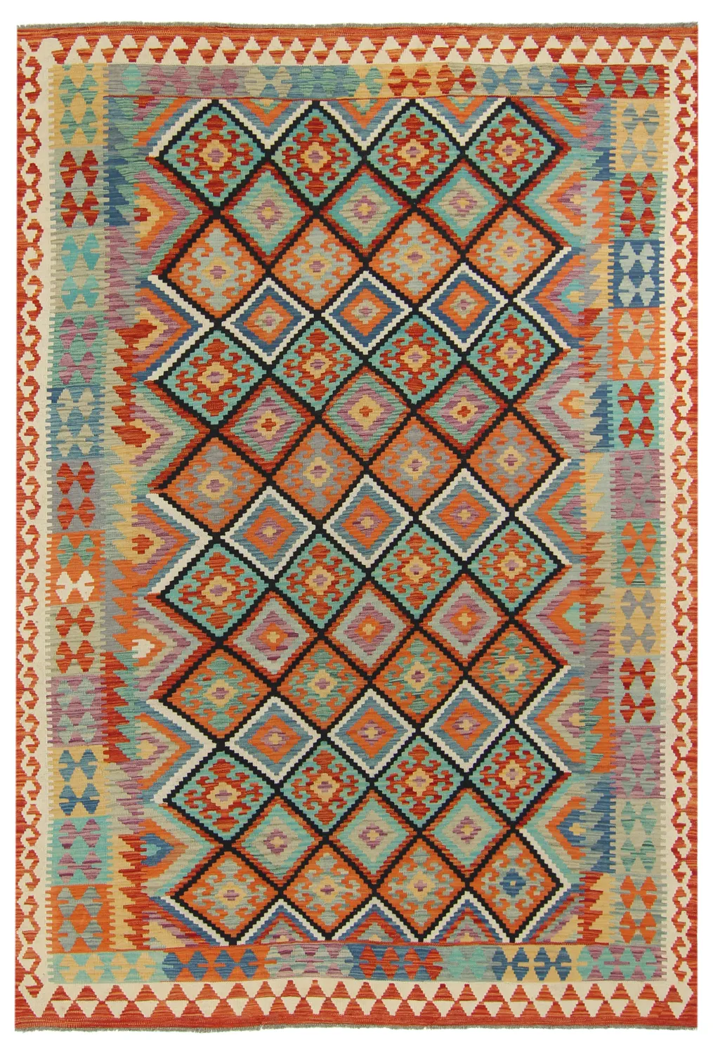 Orientalischer Kelim-Teppich 300 x 203 cm