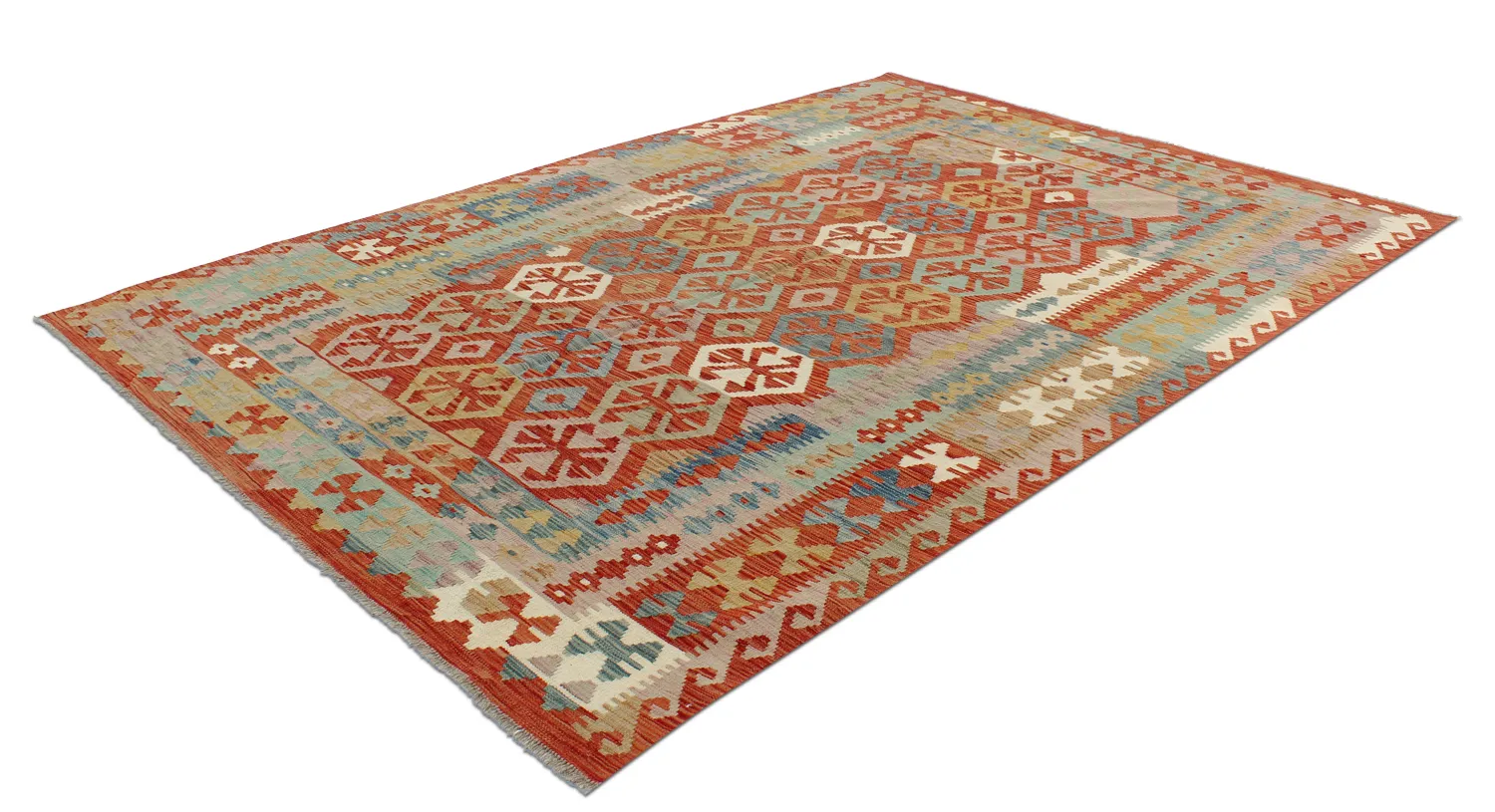 Orientalischer Kelim-Teppich 291 x 200 cm