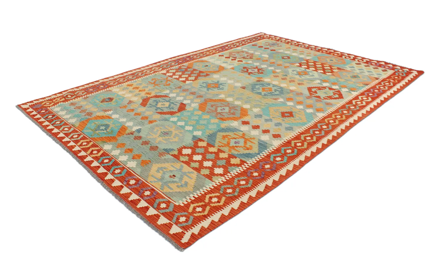 Orientalischer Kelim-Teppich 298 x 203 cm