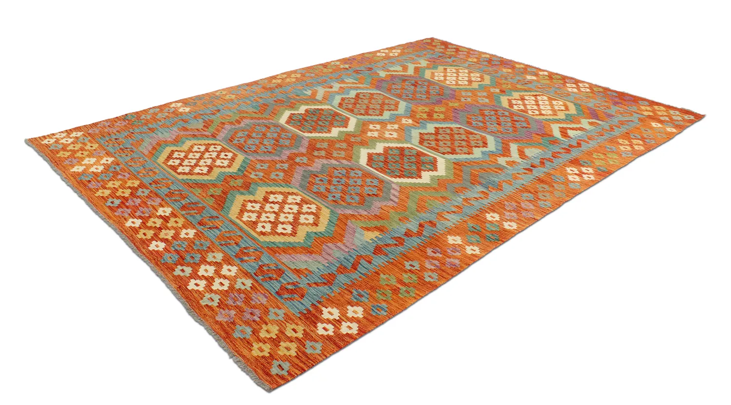 Orientalischer Kelim-Teppich 291 x 207 cm