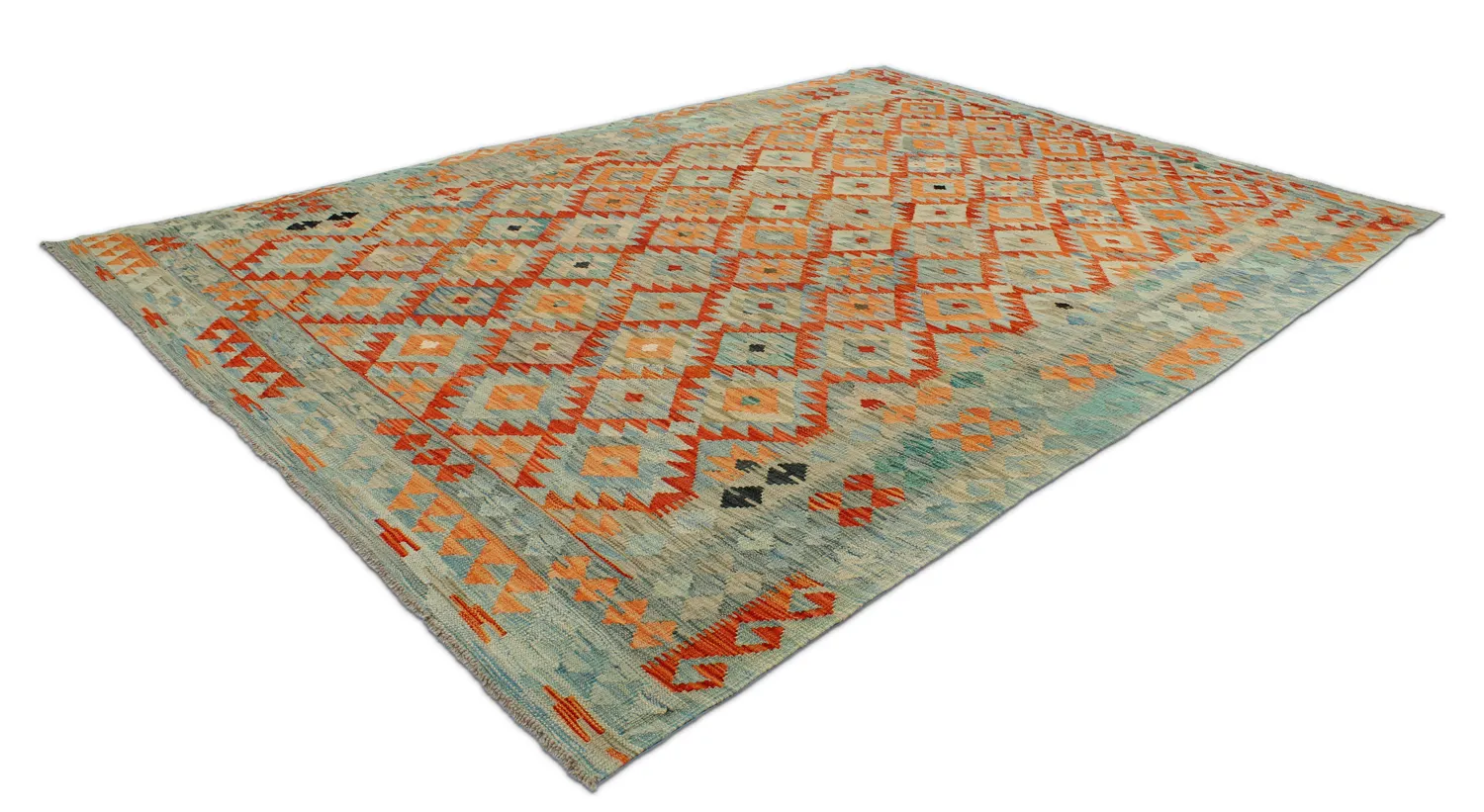 Orientalischer Kelim-Teppich 291 x 208 cm