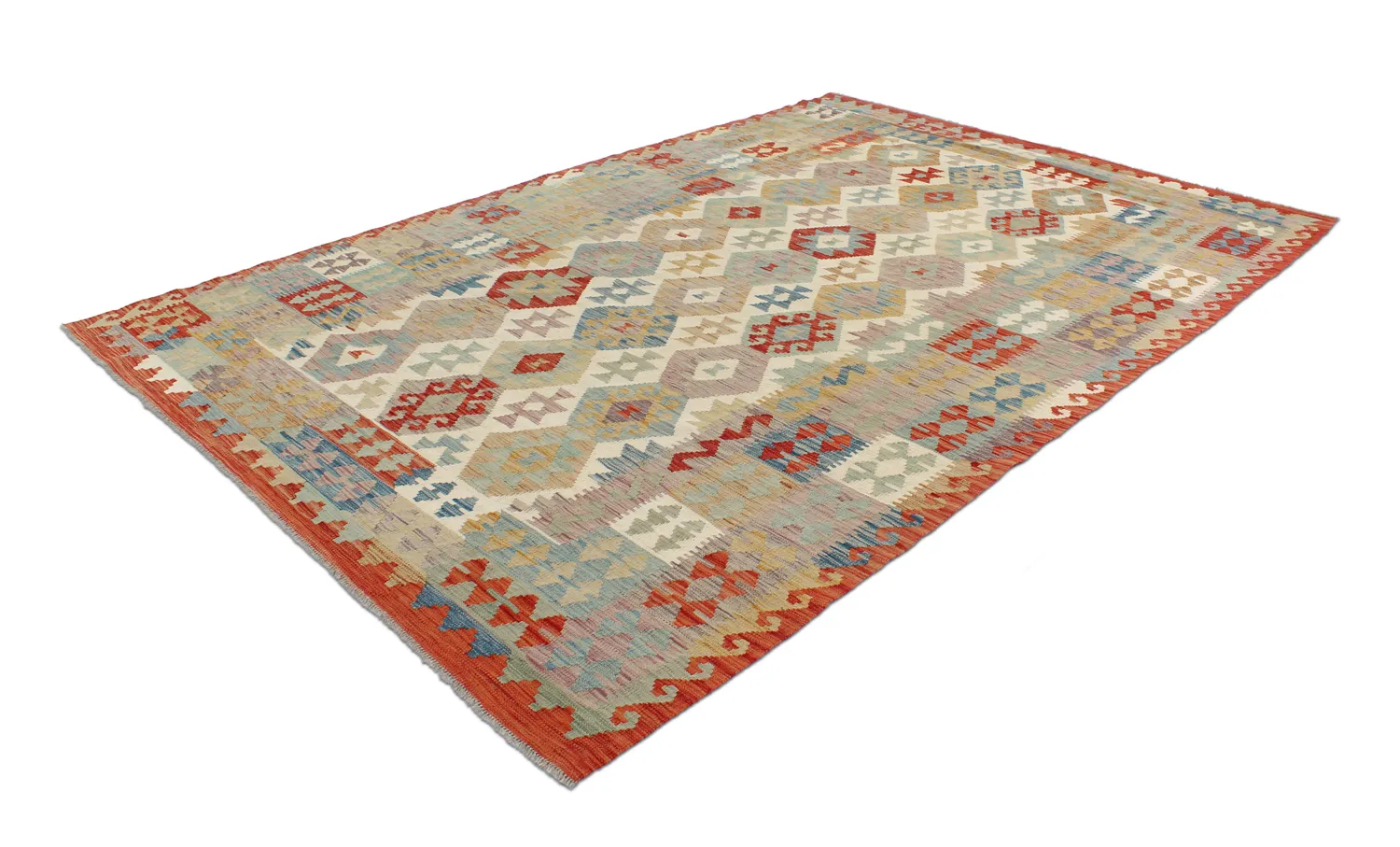Orientalischer Kelim-Teppich 294 x 204 cm