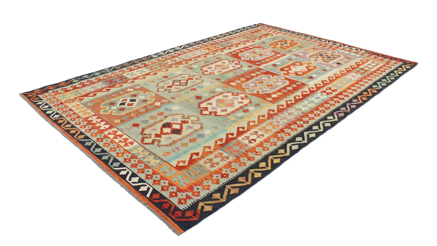 Orientalischer Kelim-Teppich 291 x 199 cm
