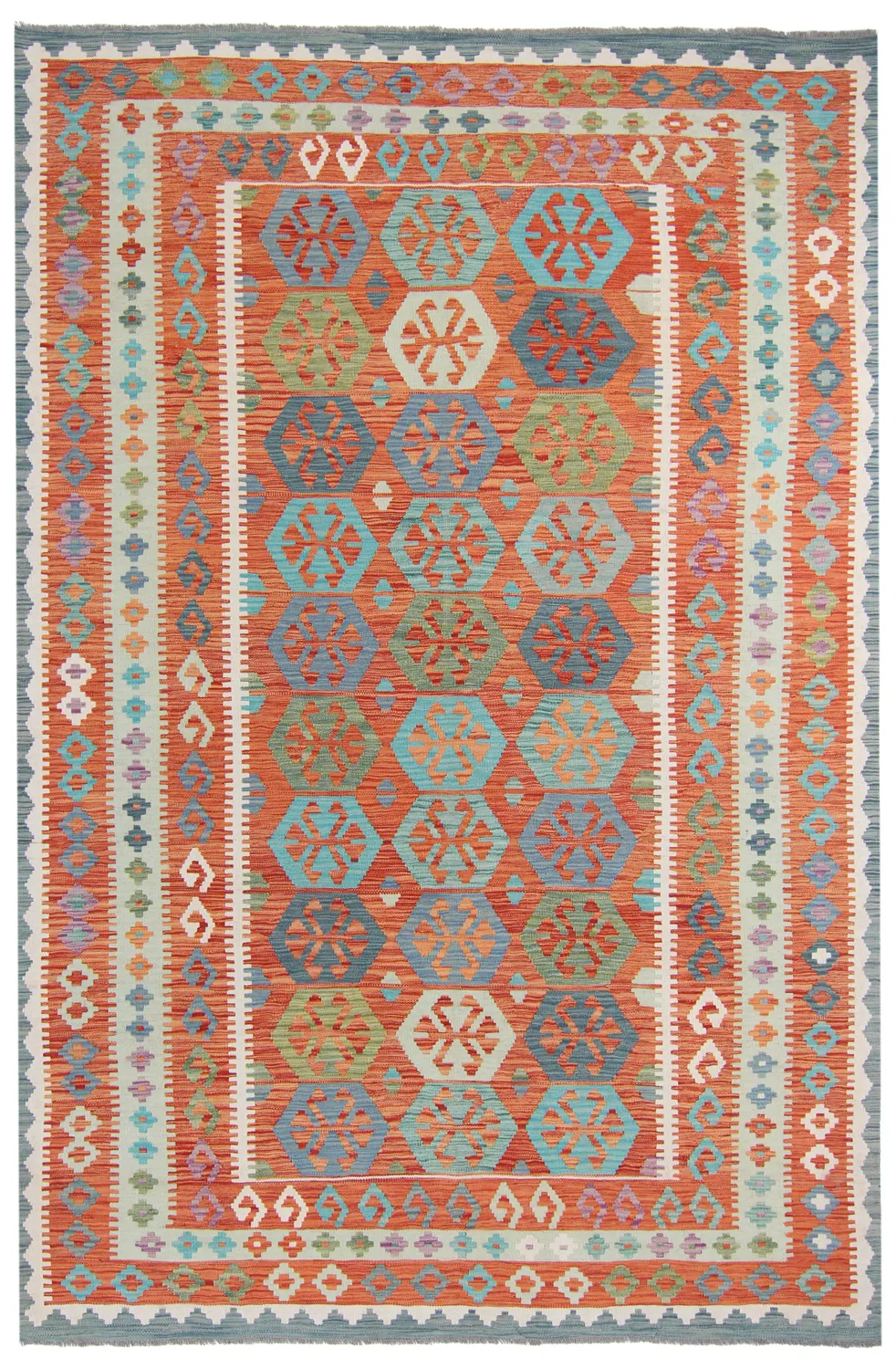 Orientalischer Kelim-Teppich 304 x 199 cm