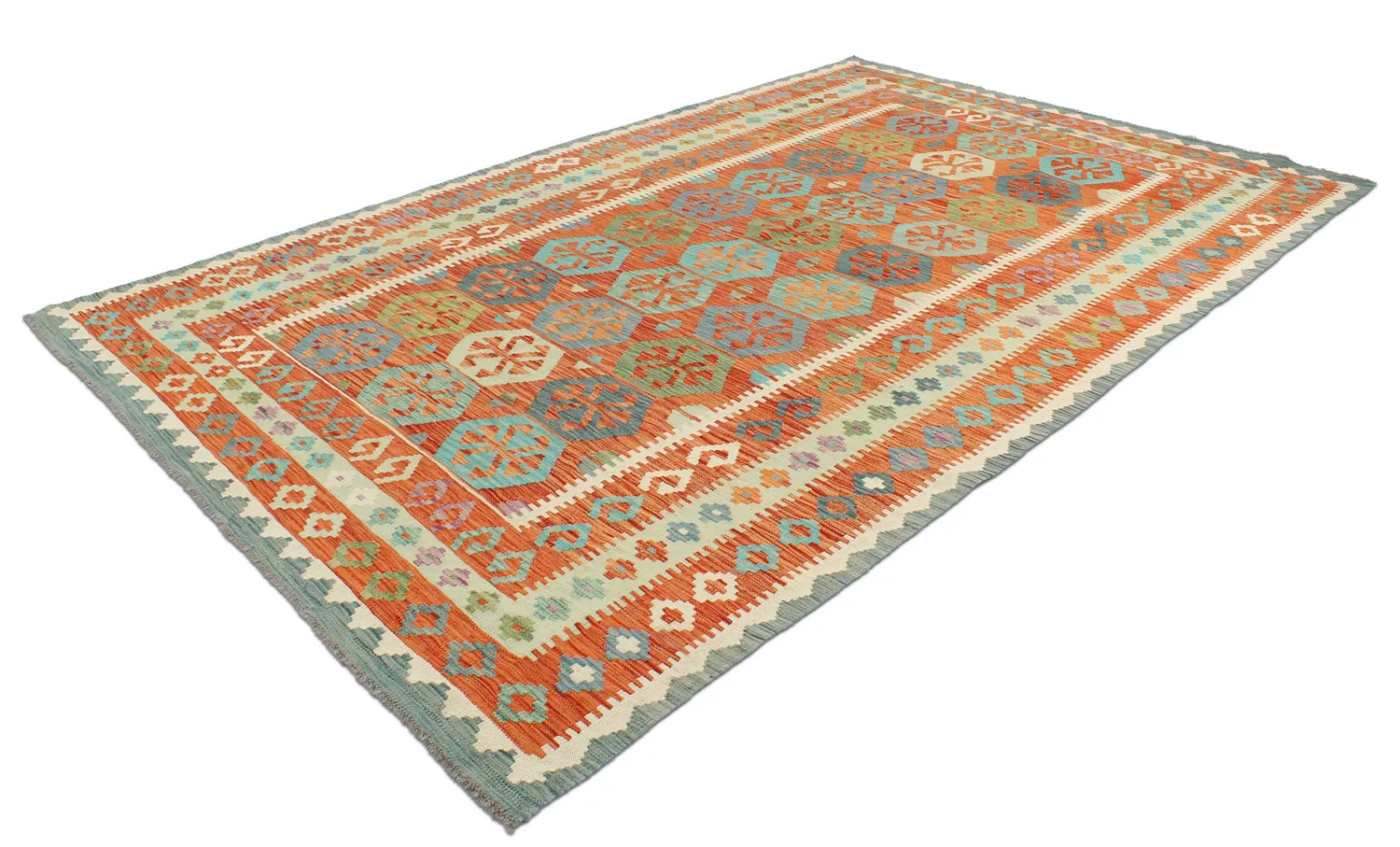 Orientalischer Kelim-Teppich 304 x 199 cm