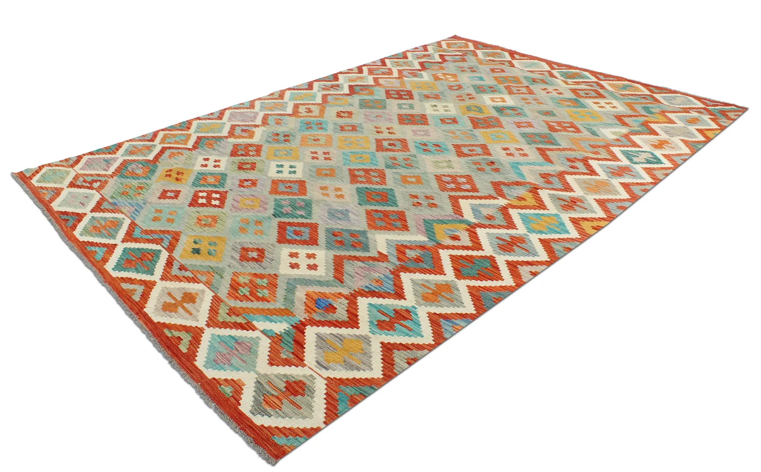 Orientalischer Kelim-Teppich 295 x 201 cm