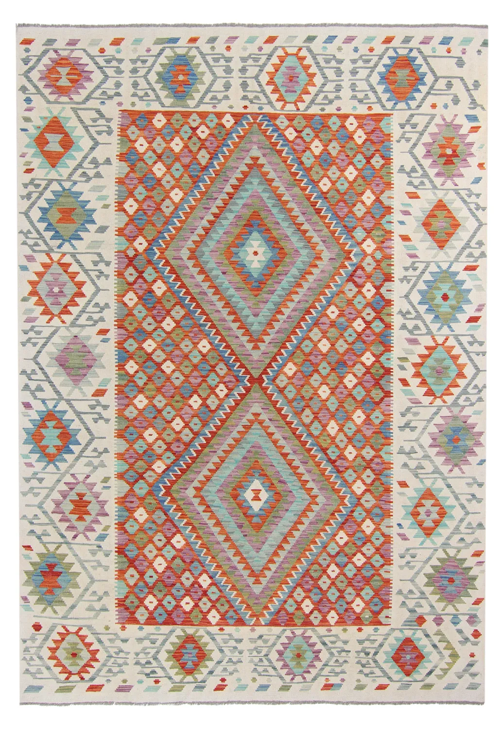 Orientalischer Kelim-Teppich 299 x 211 cm