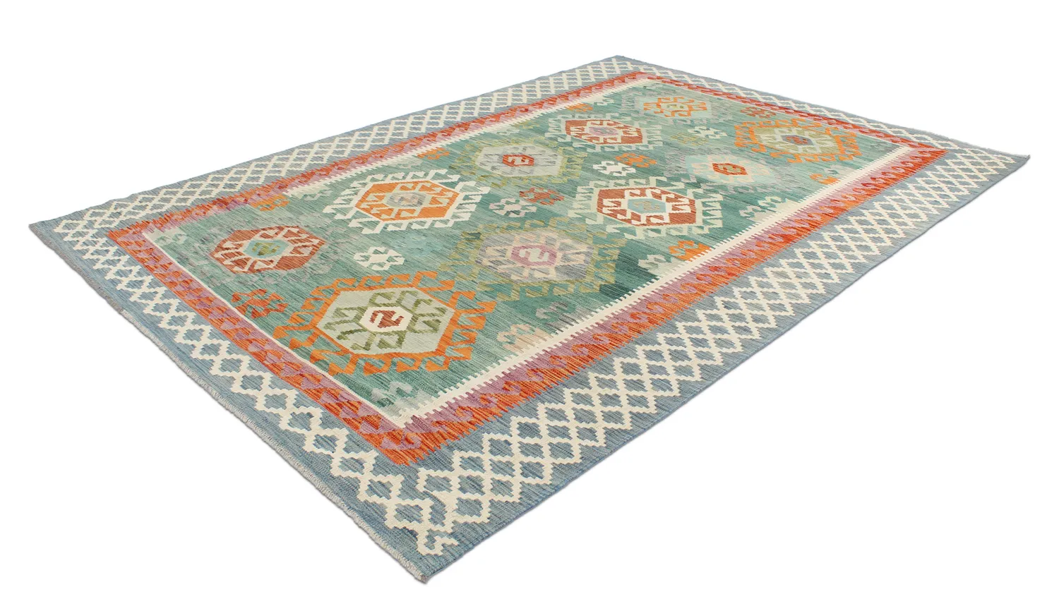 Orientalischer Kelim-Teppich 299 x 209 cm