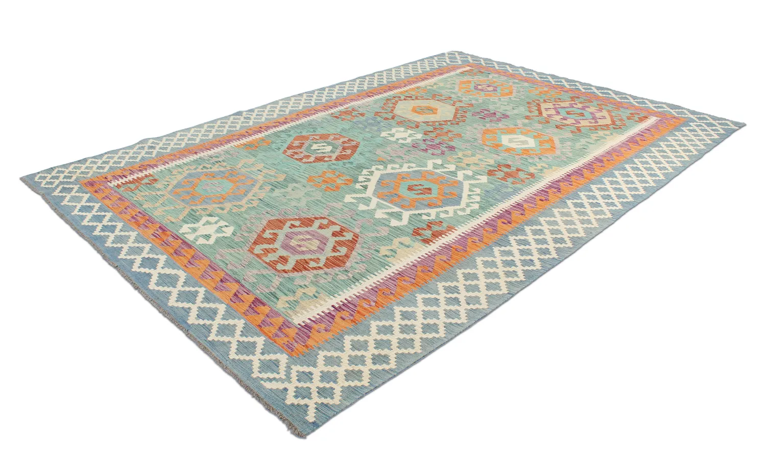 Orientalischer Kelim-Teppich 298 x 202 cm