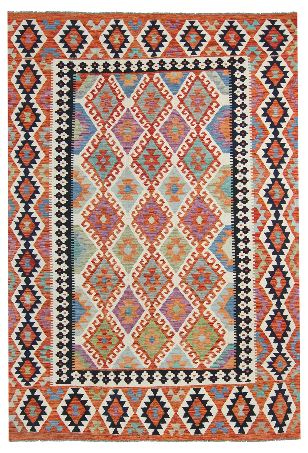 Orientalischer Kelim-Teppich 298 x 204 cm