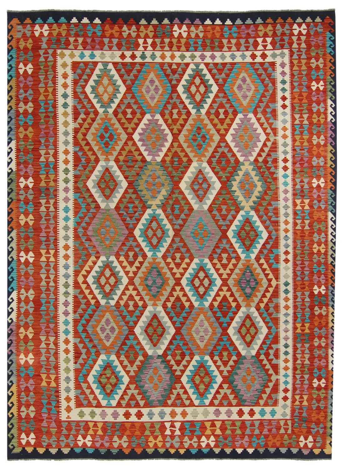 Orientalischer Kelim-Teppich 342 x 261 cm