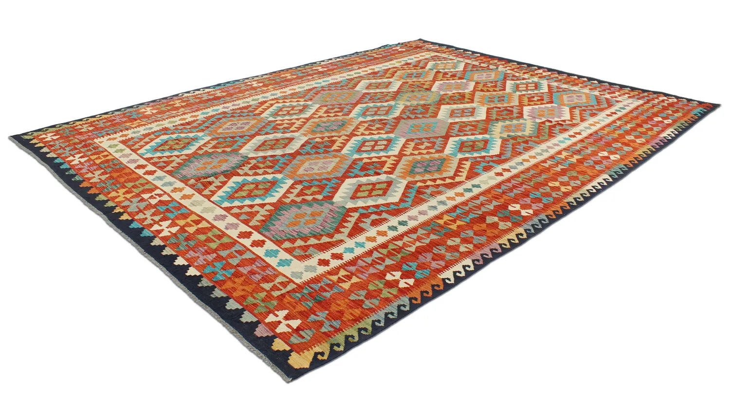 Orientalischer Kelim-Teppich 342 x 261 cm