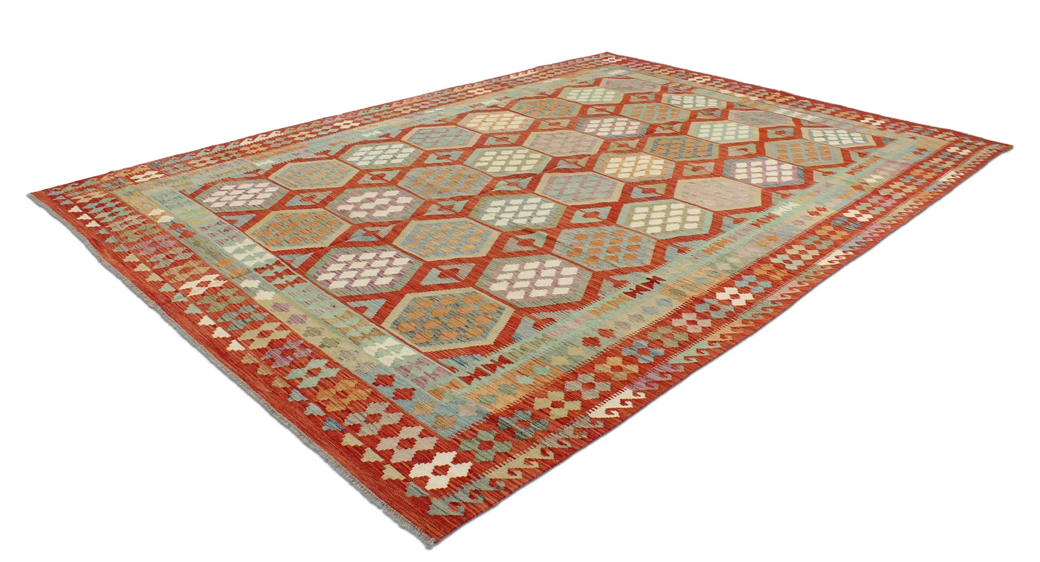 Orientalischer Kelim-Teppich 353 x 253 cm