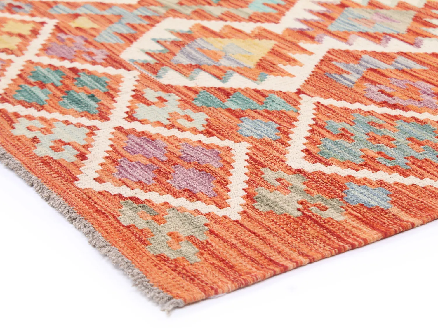 Orientalischer Kelim-Teppich 193 x 124 cm