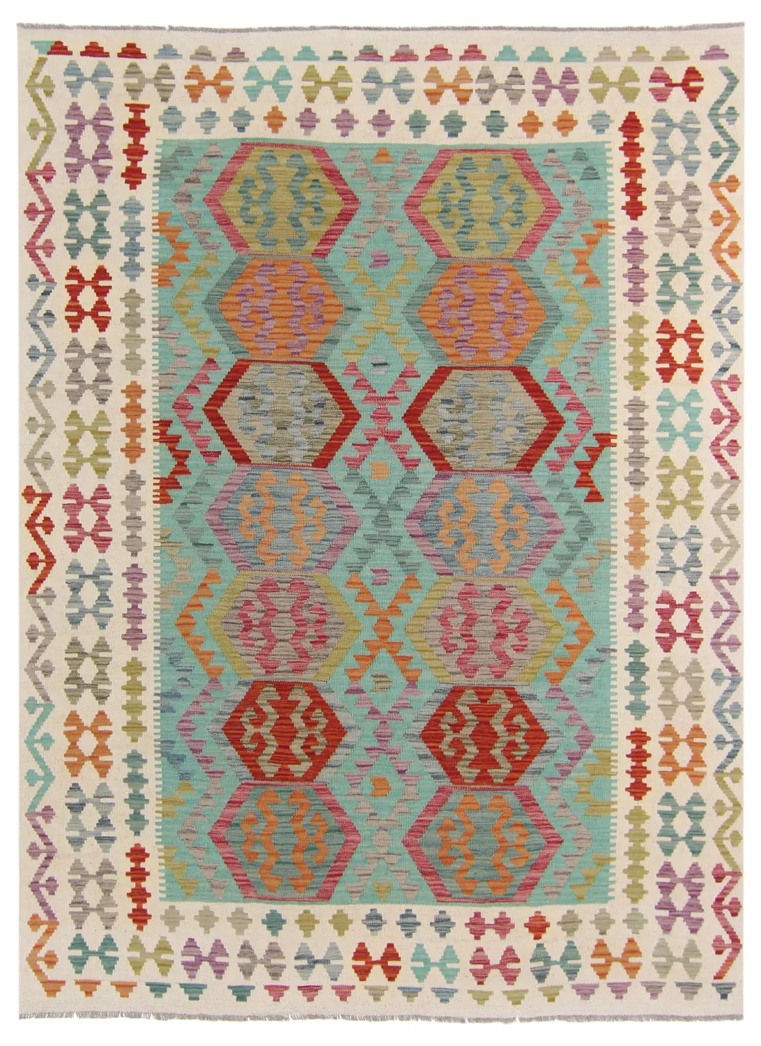 Orientalischer Kelim-Teppich 231 x 176 cm