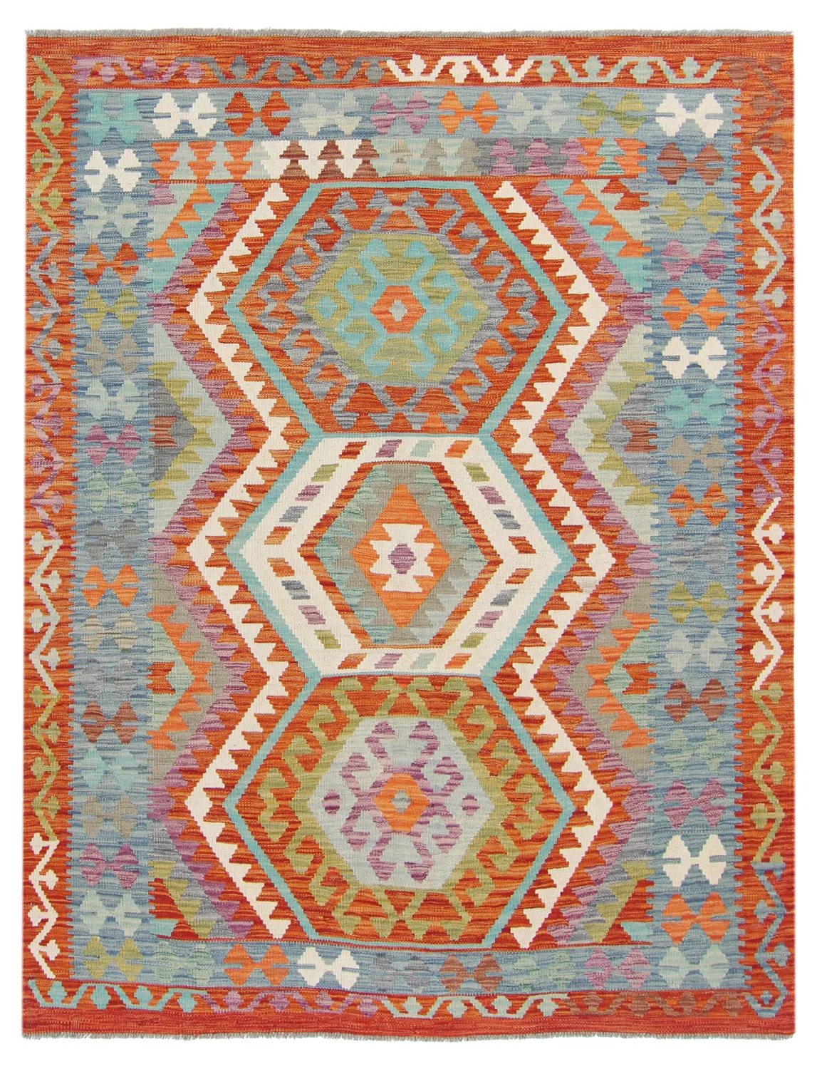 Orientalischer Kelim-Teppich 198 x 155 cm