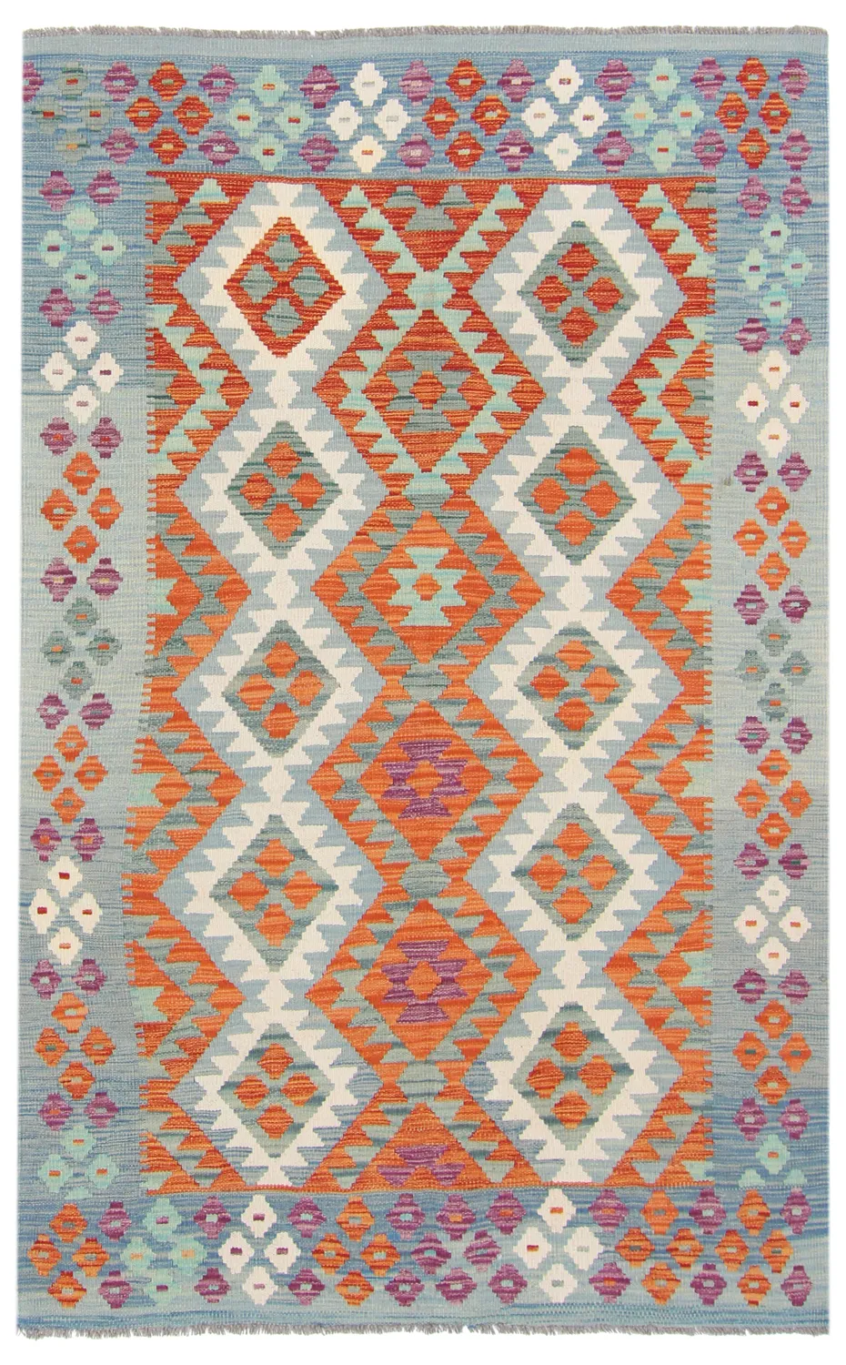 Orientalischer Kelim-Teppich 194 x 126 cm