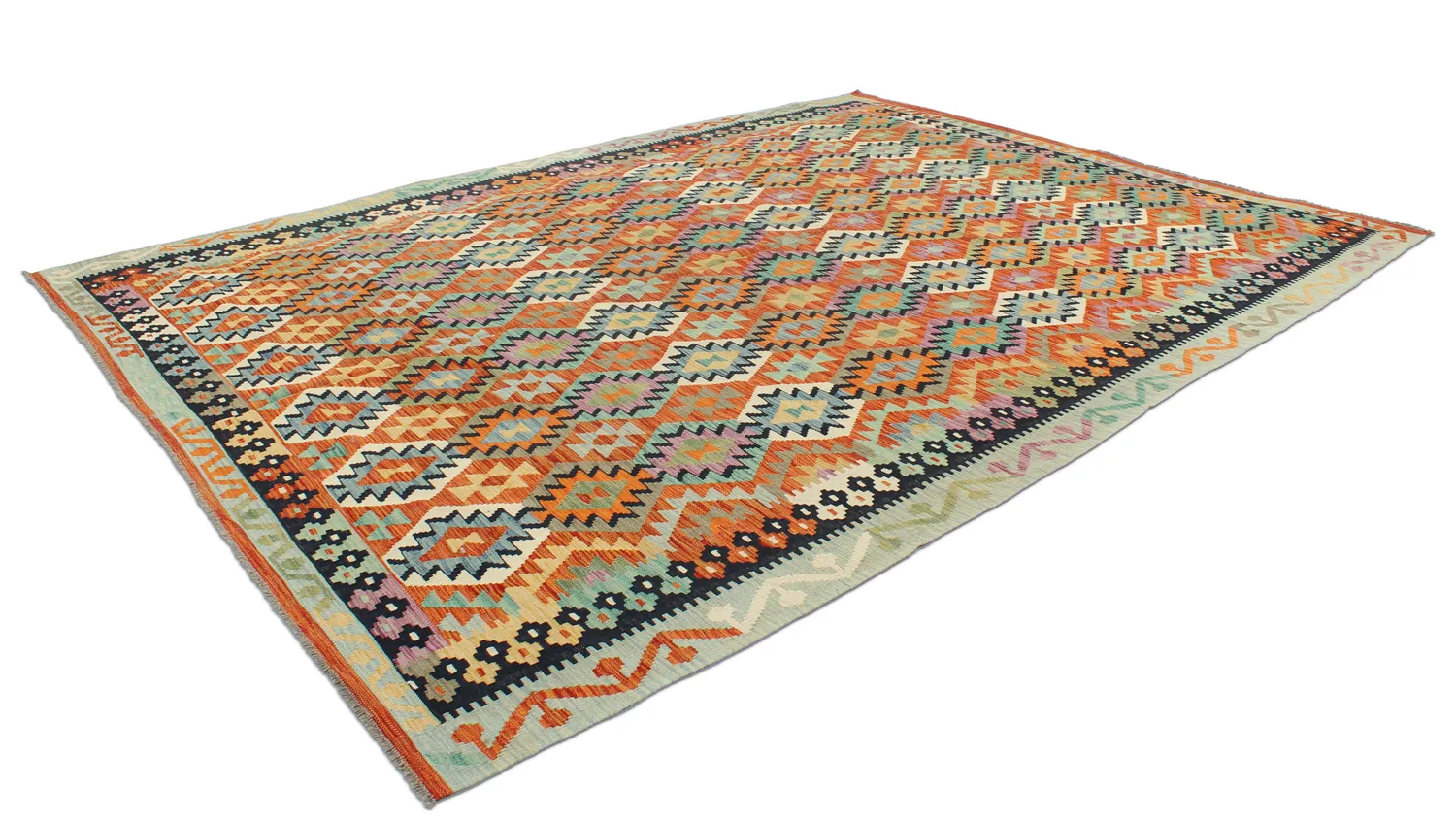 Orientalischer Kelim-Teppich 345 x 262 cm