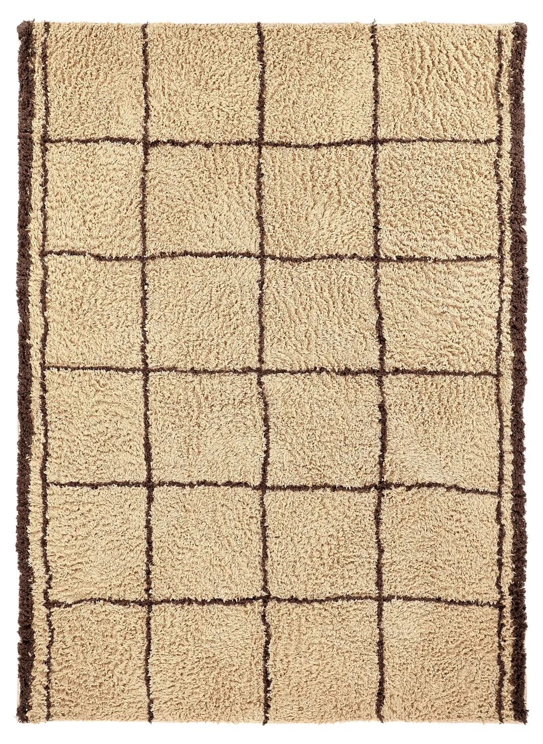 Hochflorteppiche - Lana Natural Cotton Shaggy (beige/braun)