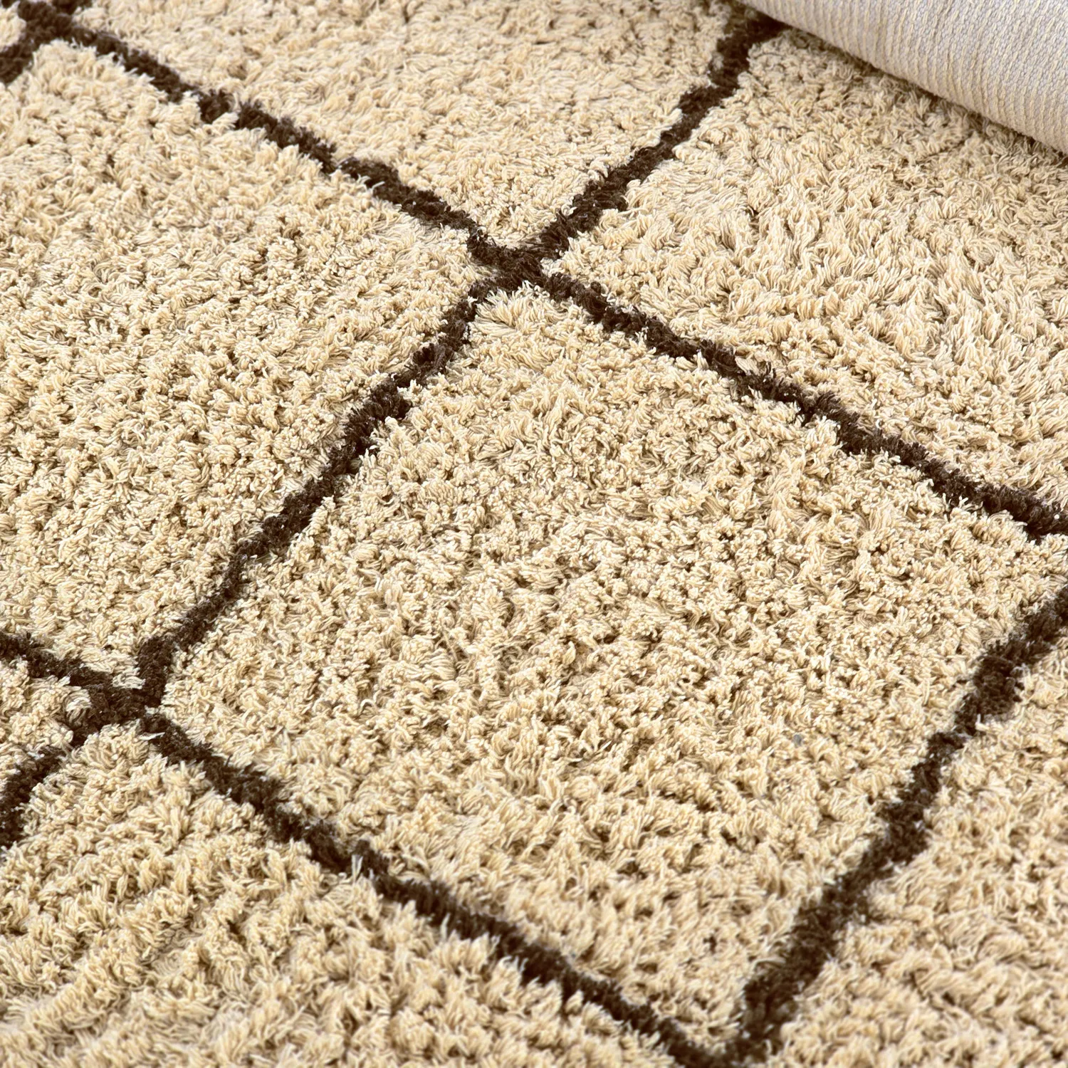 Hochflorteppiche - Lana Natural Cotton Shaggy (beige/braun)