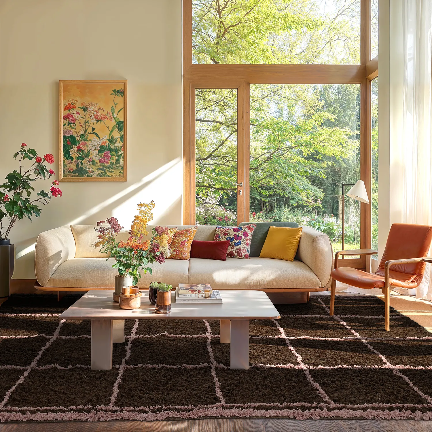 Hochflorteppiche - Lana Natural Cotton Shaggy (braun)
