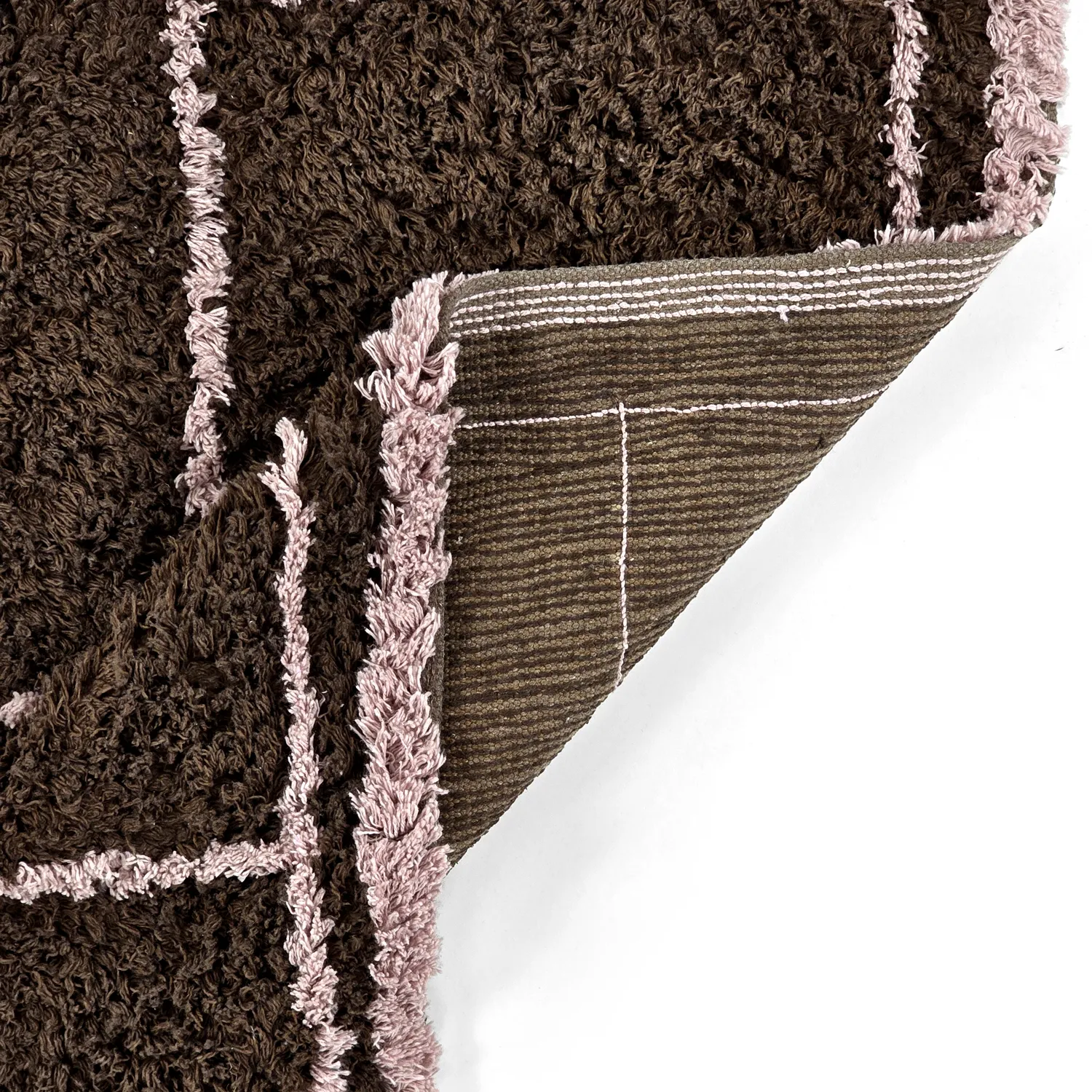 Hochflorteppiche - Lana Natural Cotton Shaggy (braun)