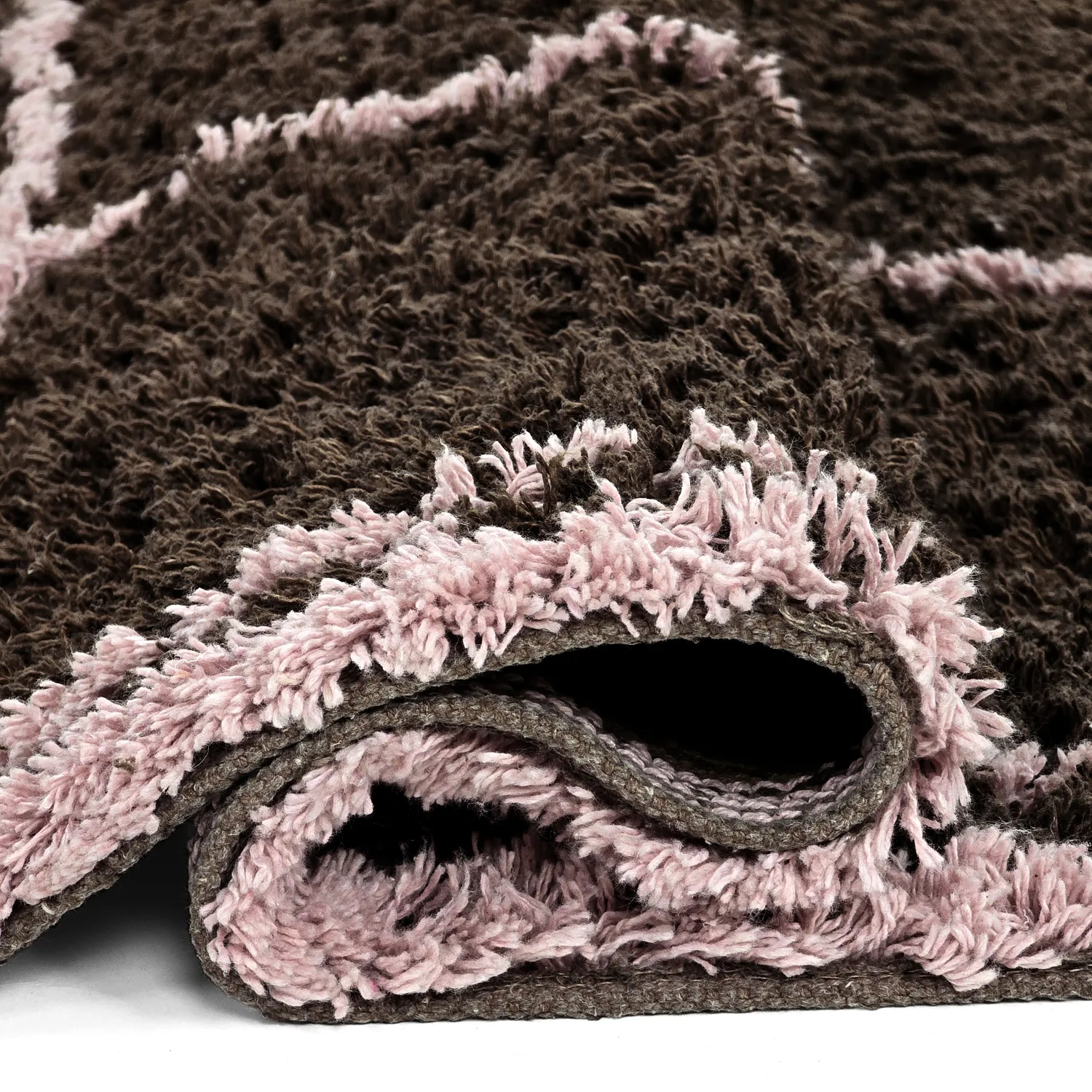 Hochflorteppiche - Lana Natural Cotton Shaggy (braun)