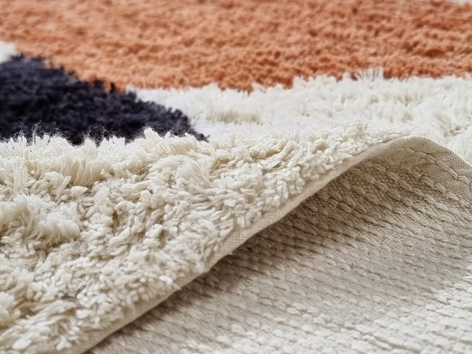 Hochflorteppiche - Mantona Natural Cotton Shaggy (multi)
